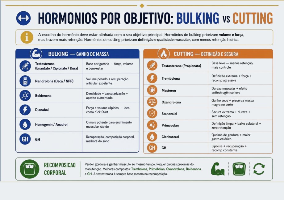 Prévia da montagem do ciclo hormonal no PAI